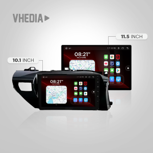 Vhedia car head unit lineup: 10.1-inch and 11.5-inch touchscreen navigation/media displays
