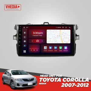 Head Unit Suitable for Toyota Corolla 2007-2012 (Sedan)