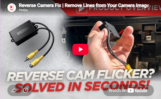  Reverse Camera Fix | Remove Lines from Your Camera Image